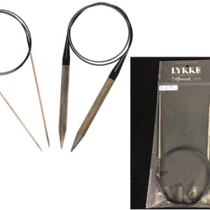 LYKKE Driftwood Fixed Circular Knitting Needles